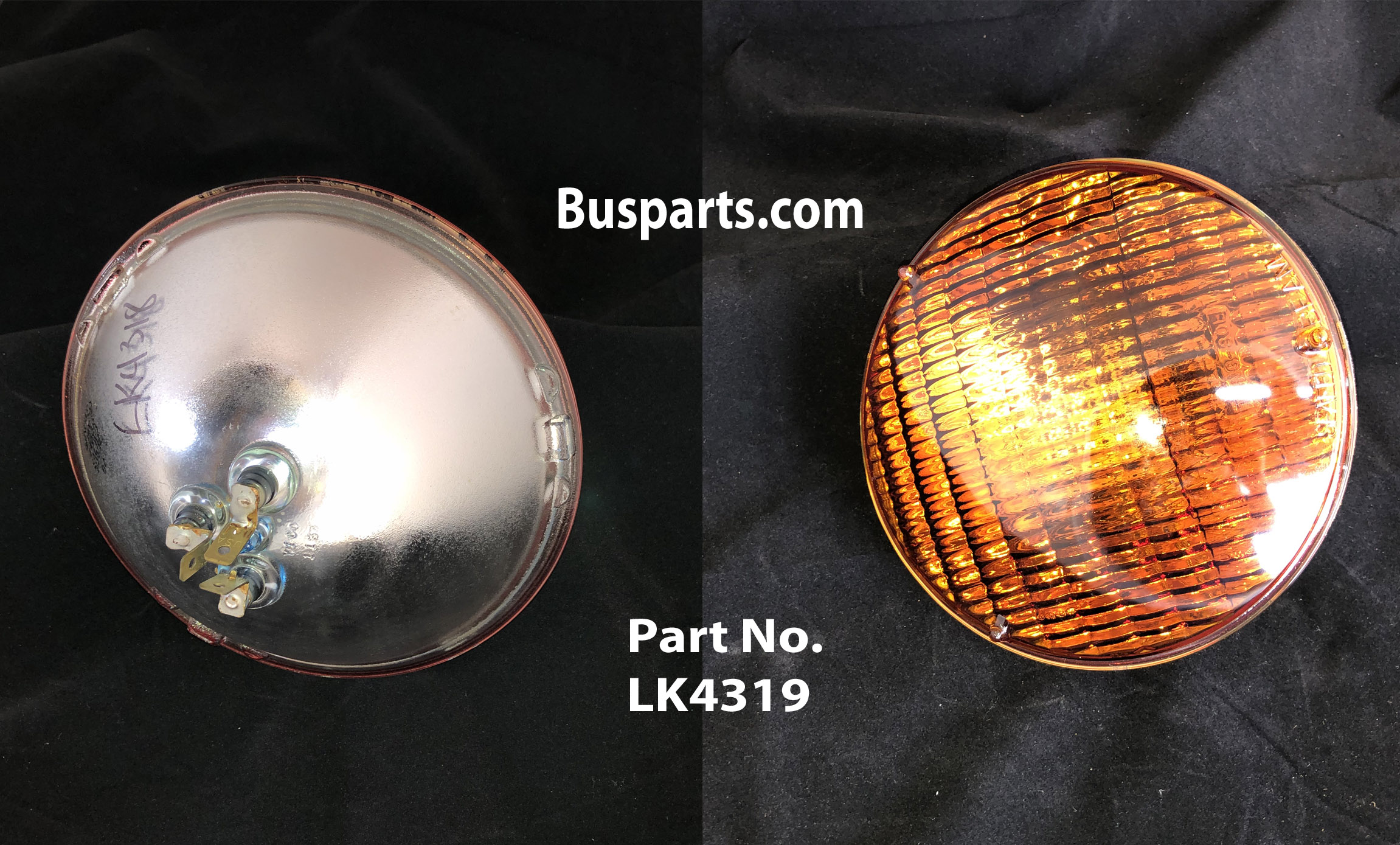 Amber Halogen Warning Lamp for School Buses